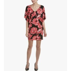 Trina Turk Presley Floral Poppy Print Jersey Pullover Dress Women's Size Small